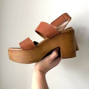 Steve Madden made in Italy vintage y2k 2000s block heels sandals 9.5